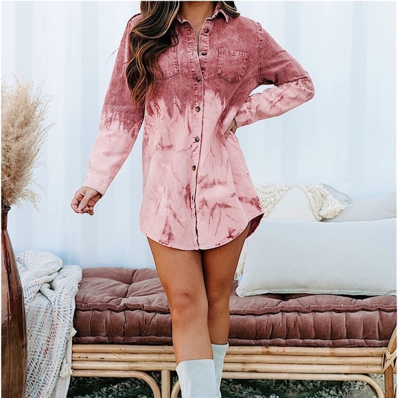 ☃️BOGO50%☃️ 🆕💚PEACH LOVE: OLIVE Washed Corduroy Button Up Shirt SMALL - Picture 10 of 14